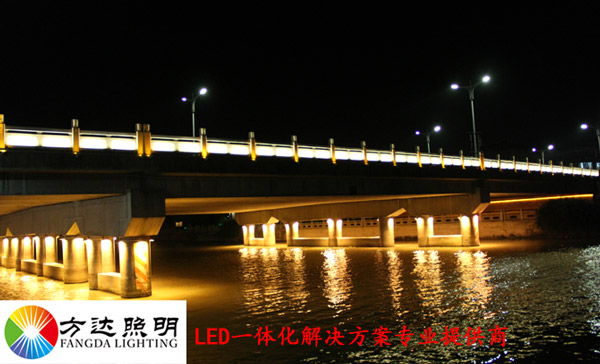 浙江海宁市市桥夜景亮化
