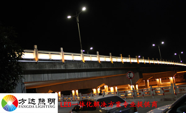 浙江海宁市市桥夜景亮化
