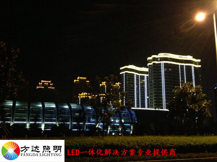 浙江海宁华盛嘉苑夜景亮化工程