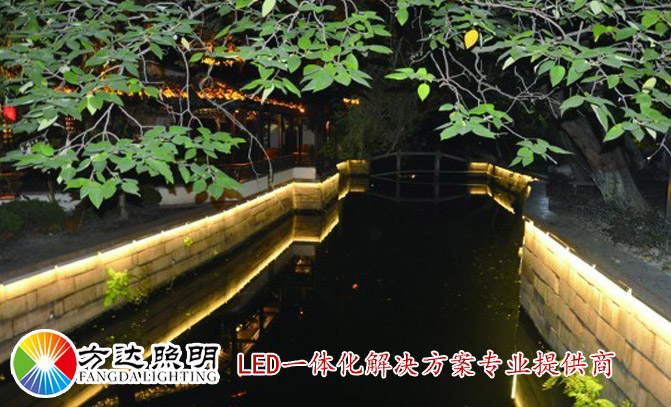 盐官夜景亮化实景