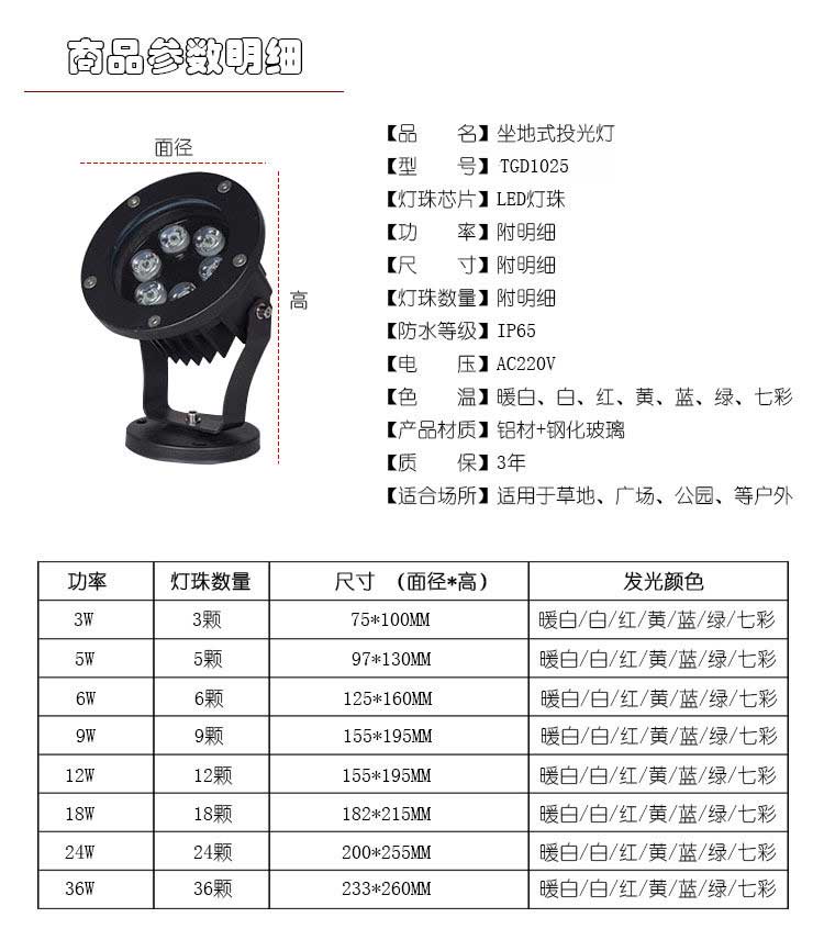 led地插灯,led插地灯,led草坪灯,照树灯,射树灯,户外防水插地灯,大功率插地灯,户外地插灯