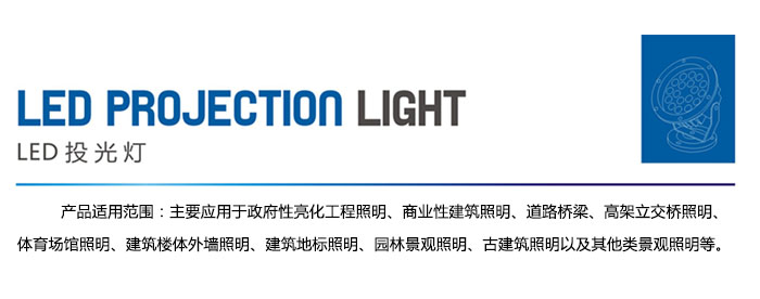 1工程专用LED投光灯